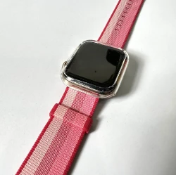 Hình ảnh của Dây đeo apple watch vải woven nylon  đỏ cherry chính hãng